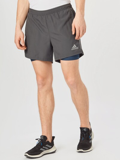ADIDAS PERFORMANCE Sportovní kalhoty 'Own the Run' - modrá / šedá, Model/ka