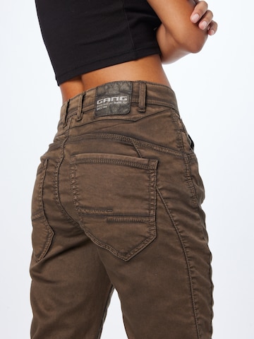 Gang Flared Pants 'Raffaela' in Brown