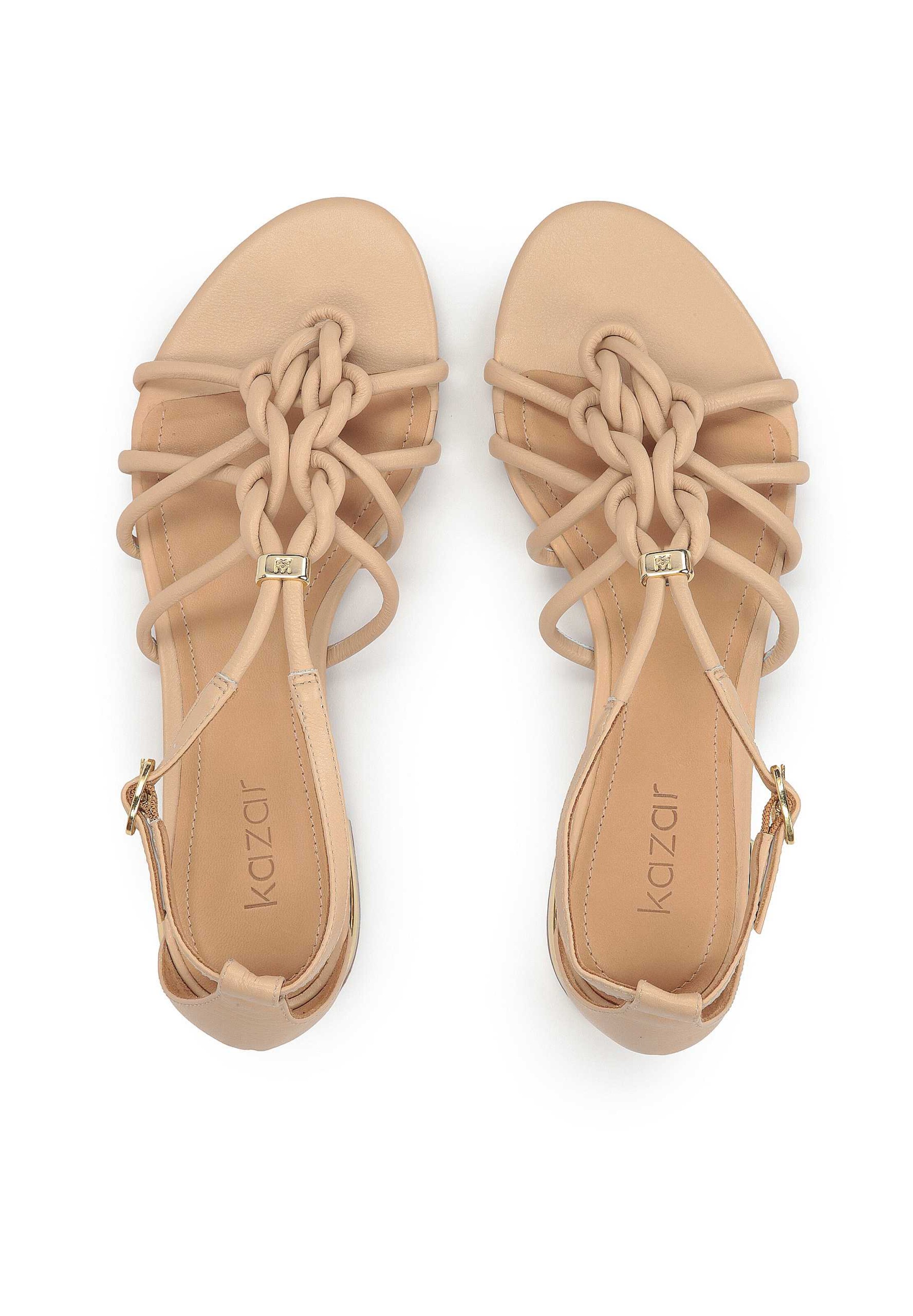Kazar Sandaler med rem i beige