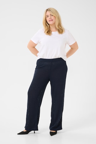 Loosefit Pantalon 'Edina' KAFFE CURVE en bleu