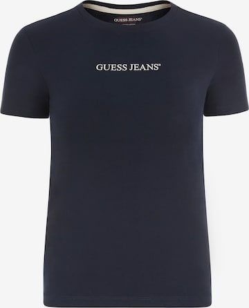 T-shirt GUESS JEANS en bleu : devant