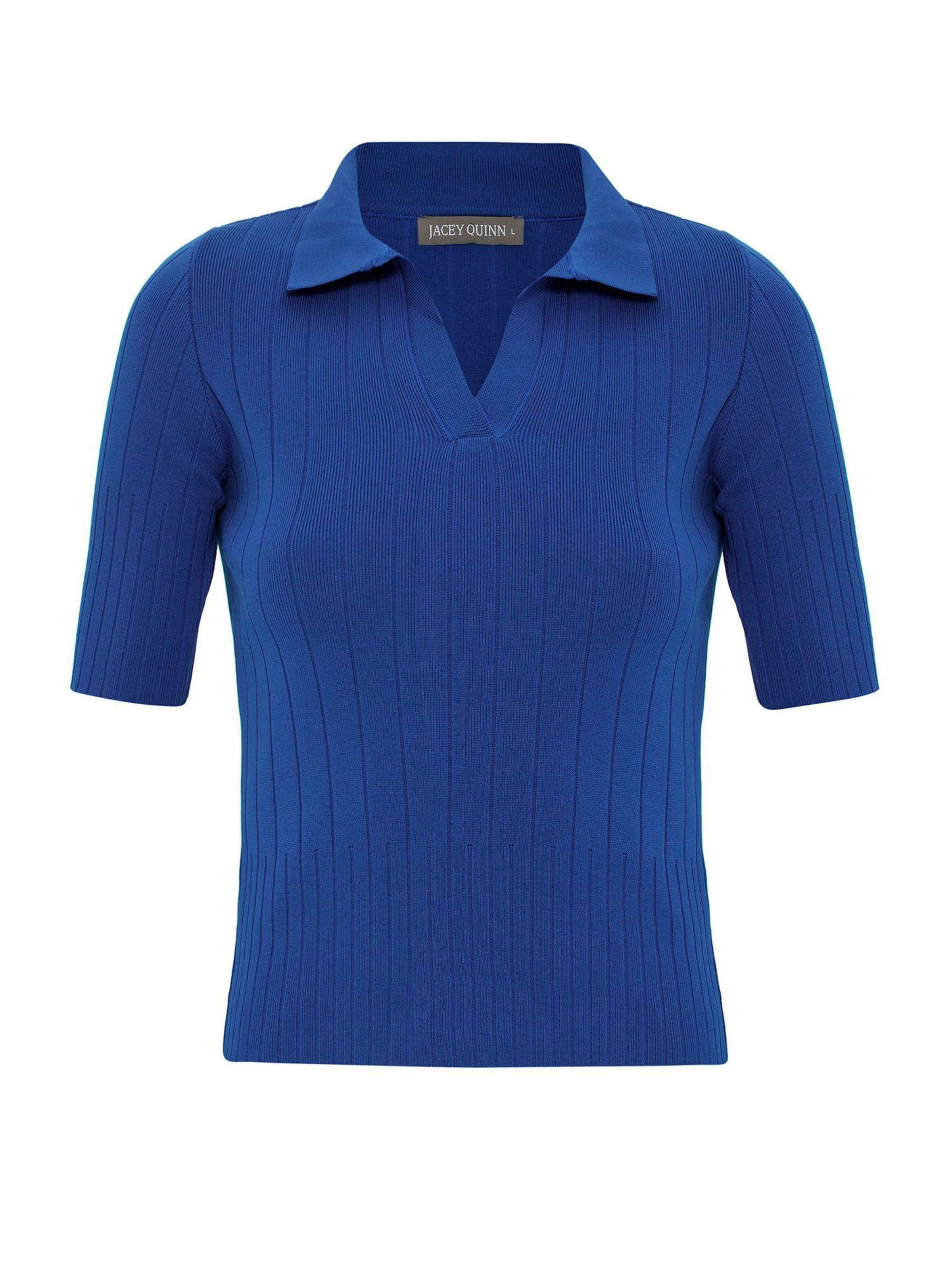 Jacey Quinn Pullover in Blau: Vorderseite