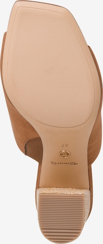 TAMARIS Mules in Brown