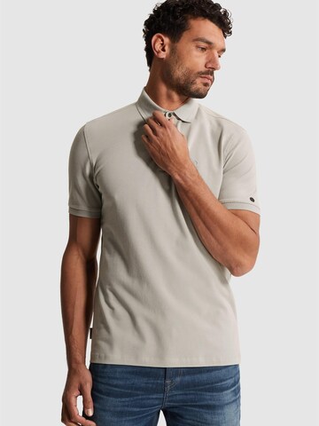 CAST IRON Paita 'Polo shirt in piqué with stretch' värissä harmaa: etupuoli