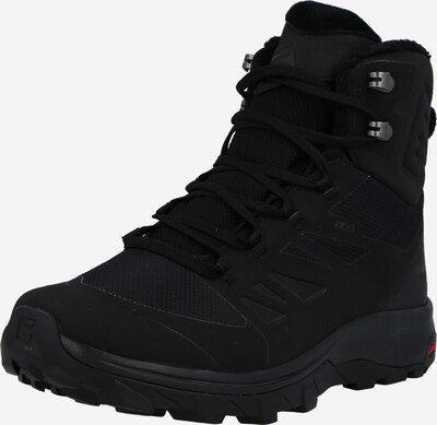 Botine SALOMON pe negru, Vizualizare produs