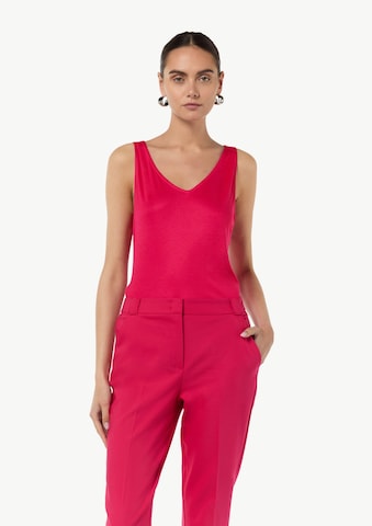 COMMA Top in Roze: voorkant