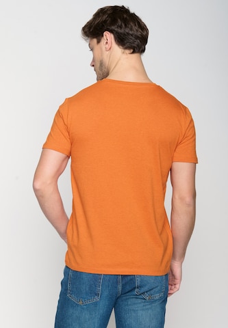 GREENBOMB Shirt 'Bike Front Stamp' in Oranje