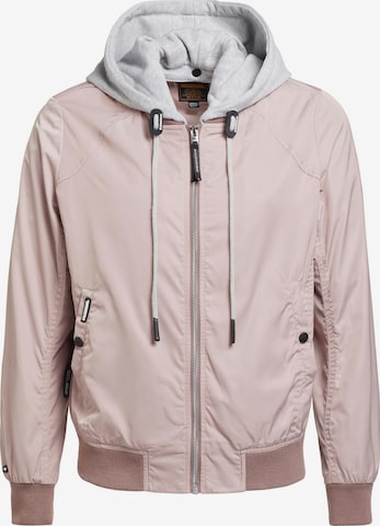 khujo Between-season jacket 'PERSEE' in Pink: front
