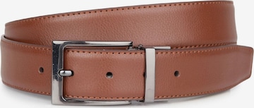 WE Fashion - Cinturón en marrón: frente