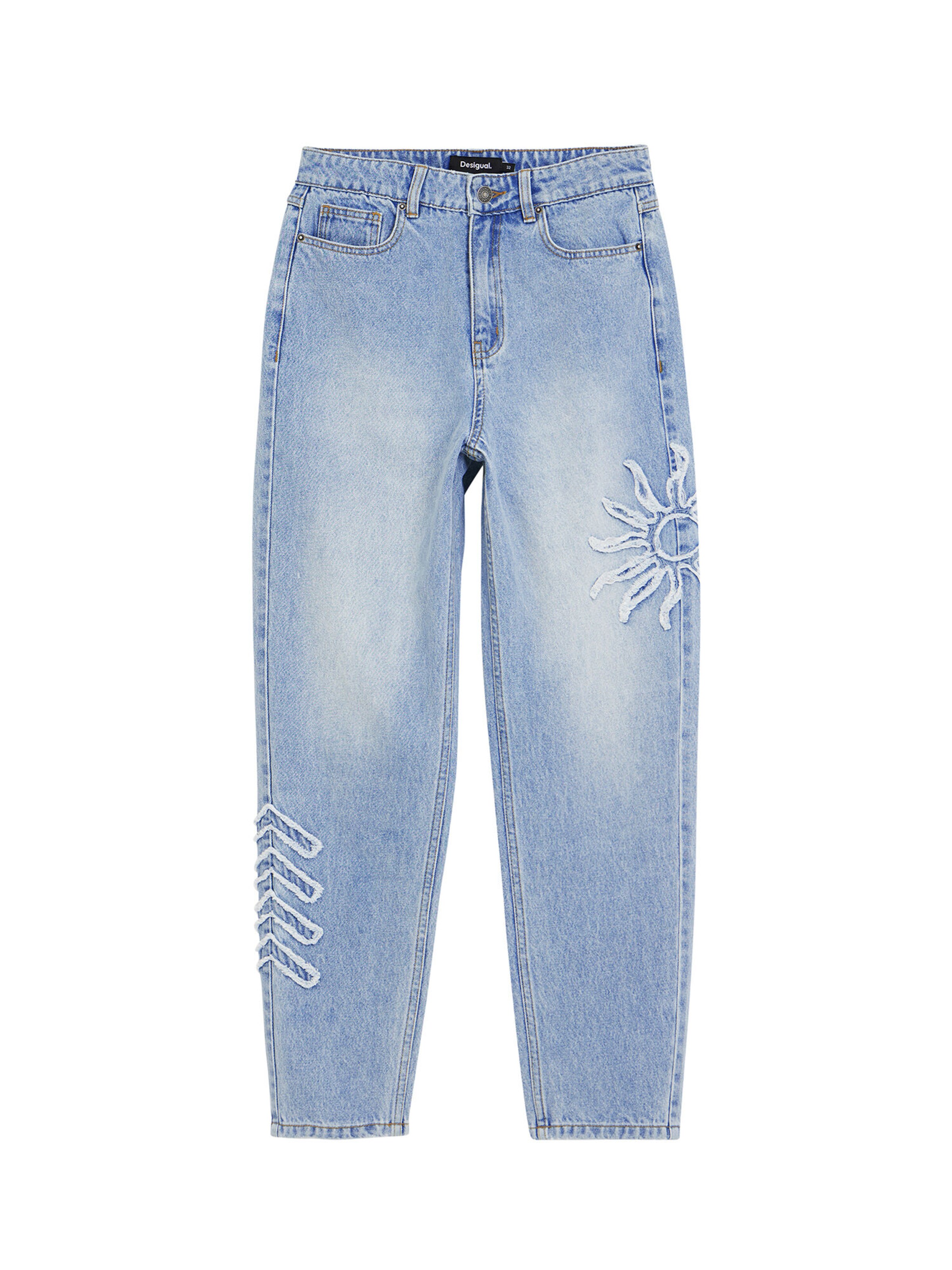 Loosefit Jeans di Desigual in blu: frontale