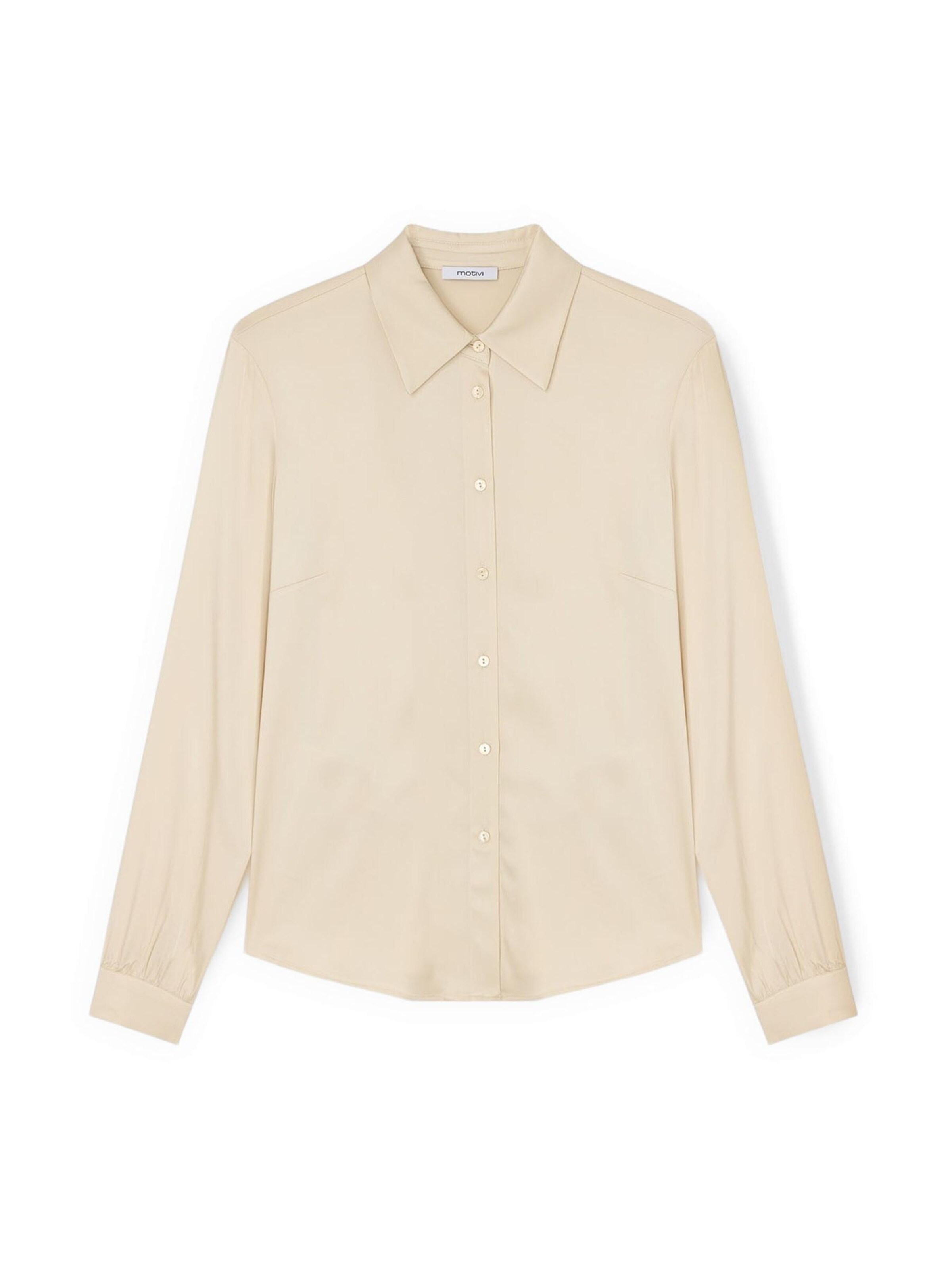 MOTIVI Blouse in Beige: front