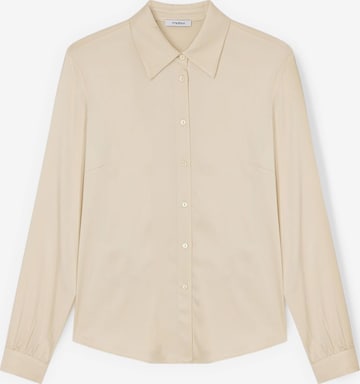 Chemisier MOTIVI en beige : devant