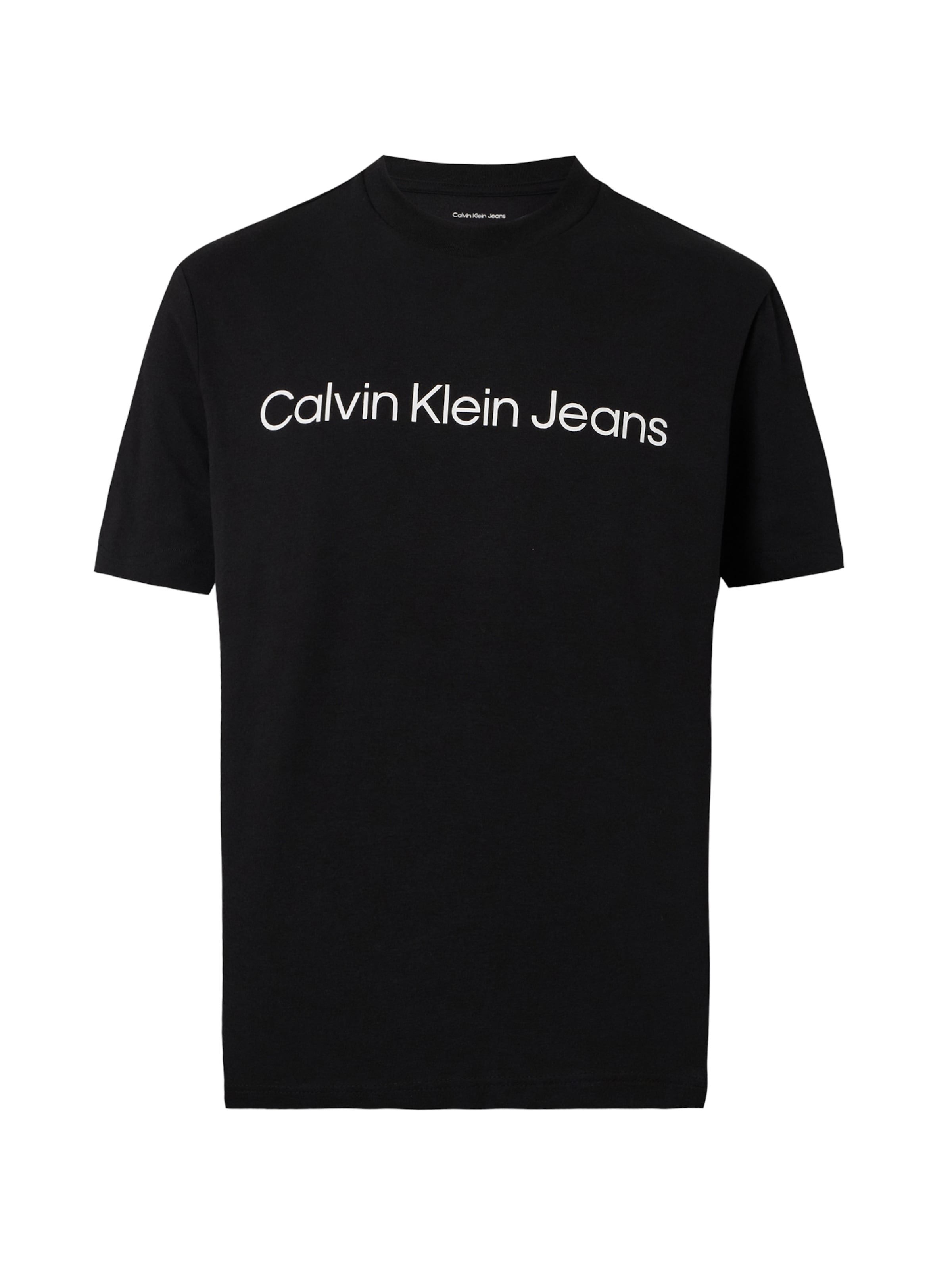 Calvin Klein Jeans Μπλουζάκι σε μαύρο: μπροστά