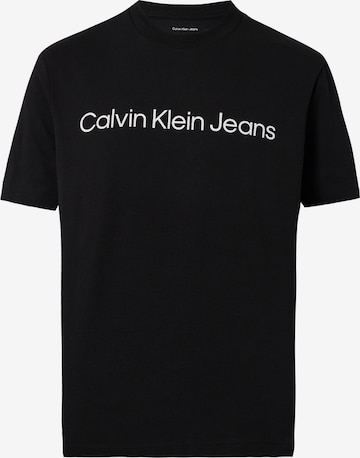 T-Shirt Calvin Klein Jeans en noir : devant