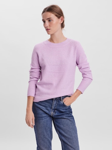 VERO MODA Sweater 'Doffy' in Purple: front