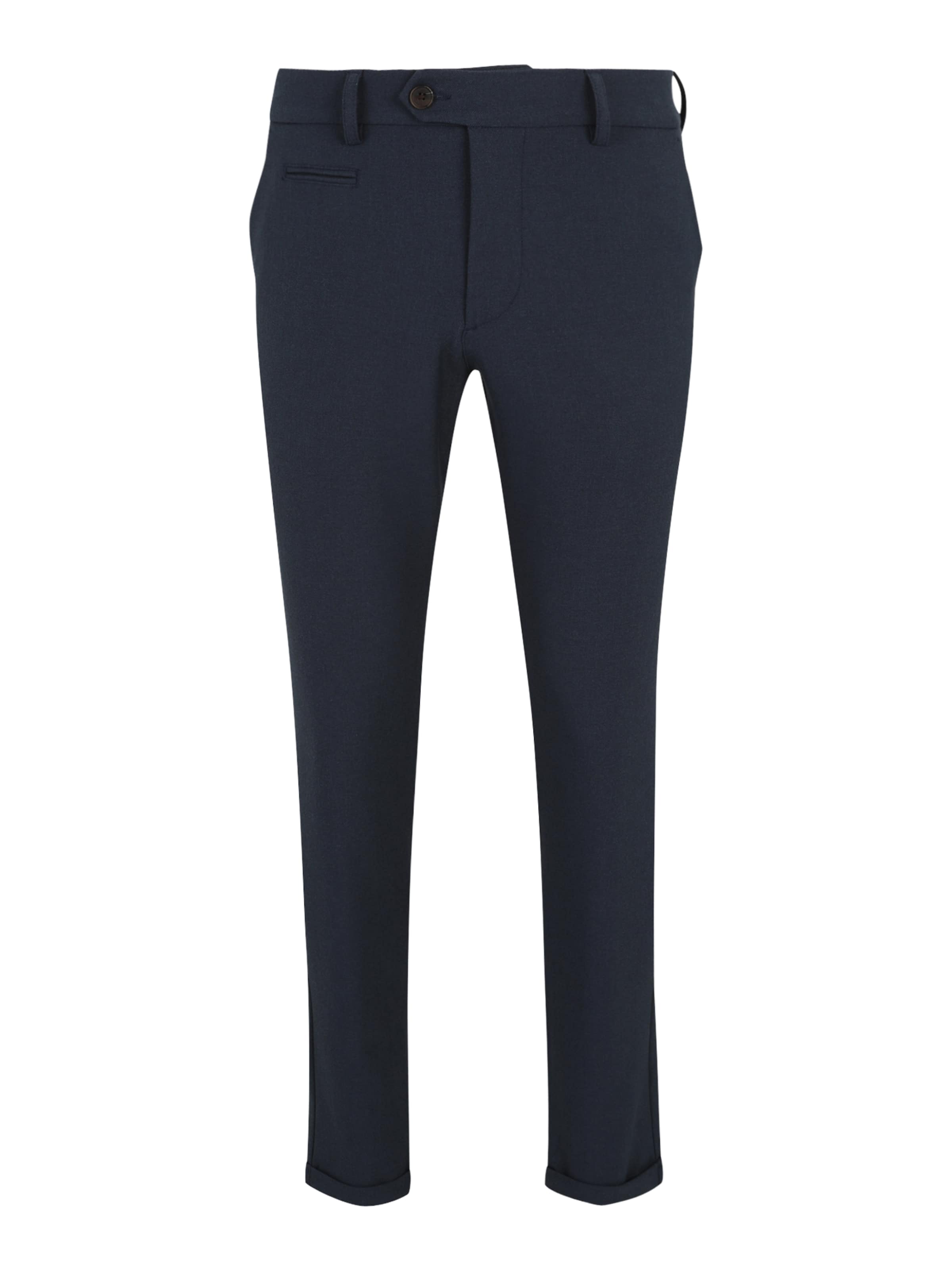 Coupe slim Pantalon Les Deux en bleu