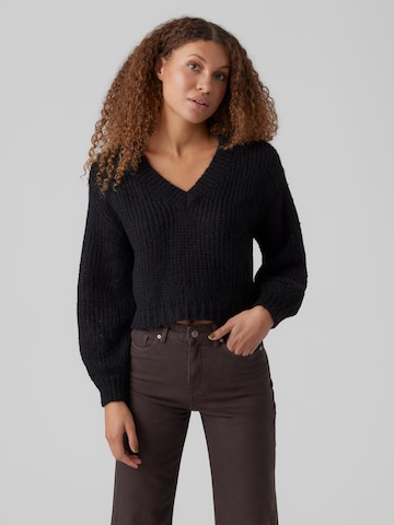 VERO MODA Sweater 'Maybe' in Black: front