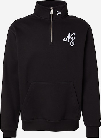 NEW ERASweater majica - crna boja: prednji dio