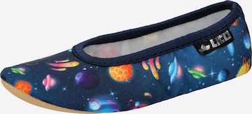 LICO Gymnastikschuh 'G1' in Blau: Vorderseite