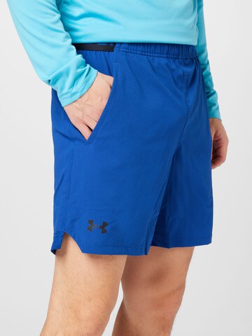 Regular Pantalon de sport 'Vanish' UNDER ARMOUR en bleu