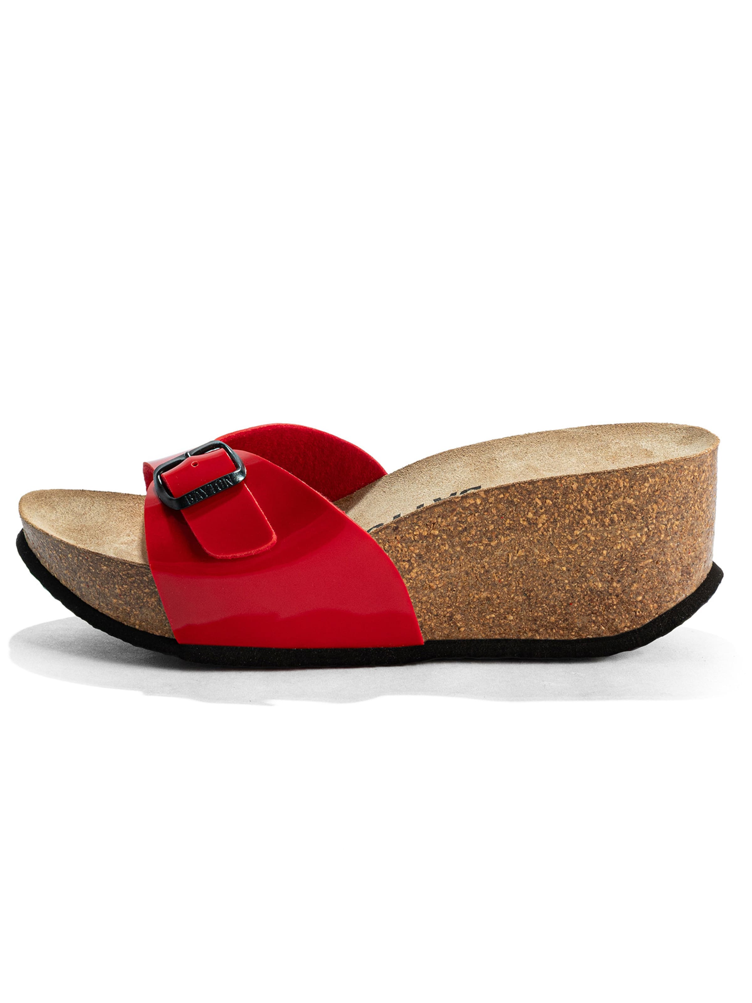 Clogs di Bayton in rosso: frontale