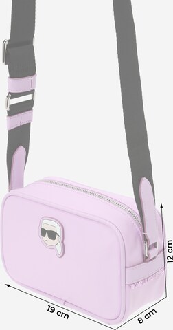 Karl Lagerfeld Crossbody Bag 'Ikonik 2.0' in Purple