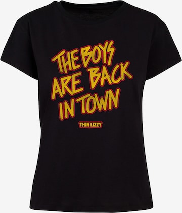 T-shirt 'Thin Lizzy - The Boys Stacked' Merchcode en noir : devant