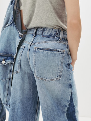 Pull&Bear Wide leg Jeans in Blauw