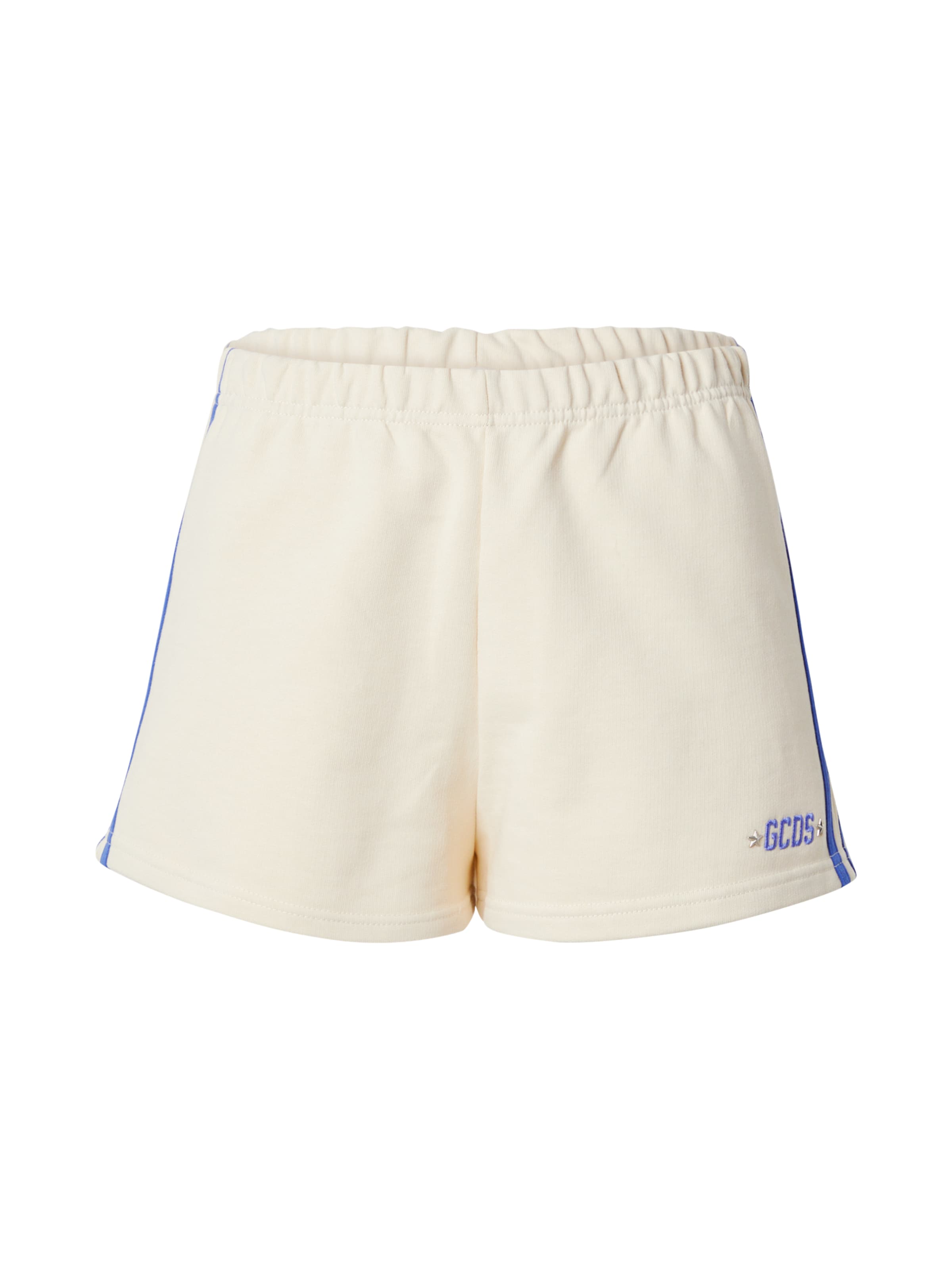 GCDS Loosefit Παντελόνι σε λευκό: μπροστά