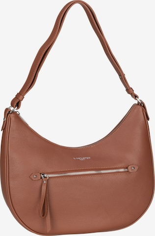 LANCASTER Shoulder Bag 'Firenze Pouch L' in Brown: front