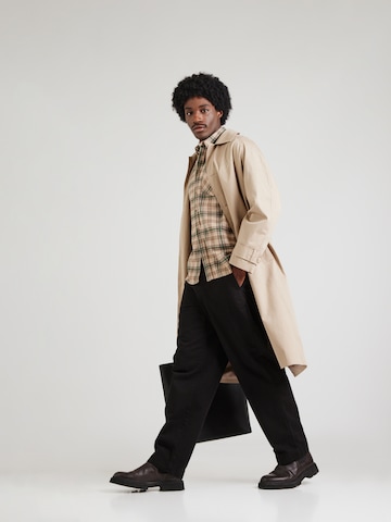 Kronstadt Regular fit Button Up Shirt 'Gavel' in Beige