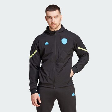 ADIDAS SPORTSWEAR Training Jacket 'FC Arsenal Designed for Gameday' in Black: front