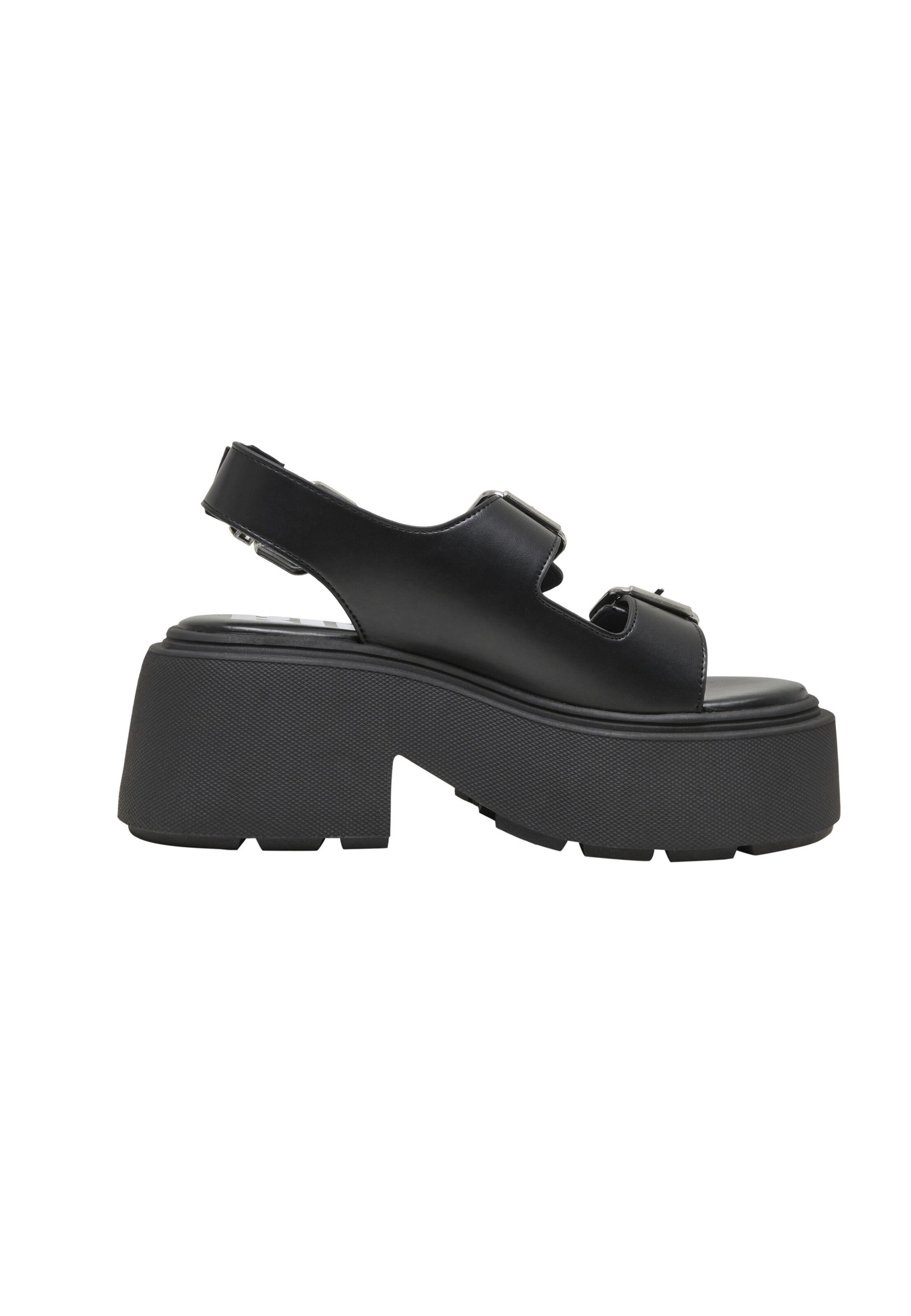 BUFFALO Sandály 'Vicious Athena' – černá