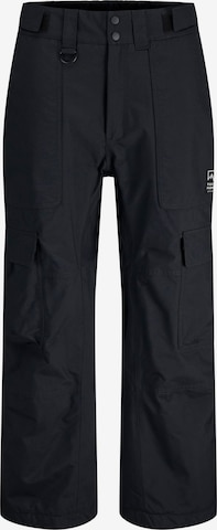 Loosefit Pantaloni per outdoor di JACK & JONES in nero: frontale
