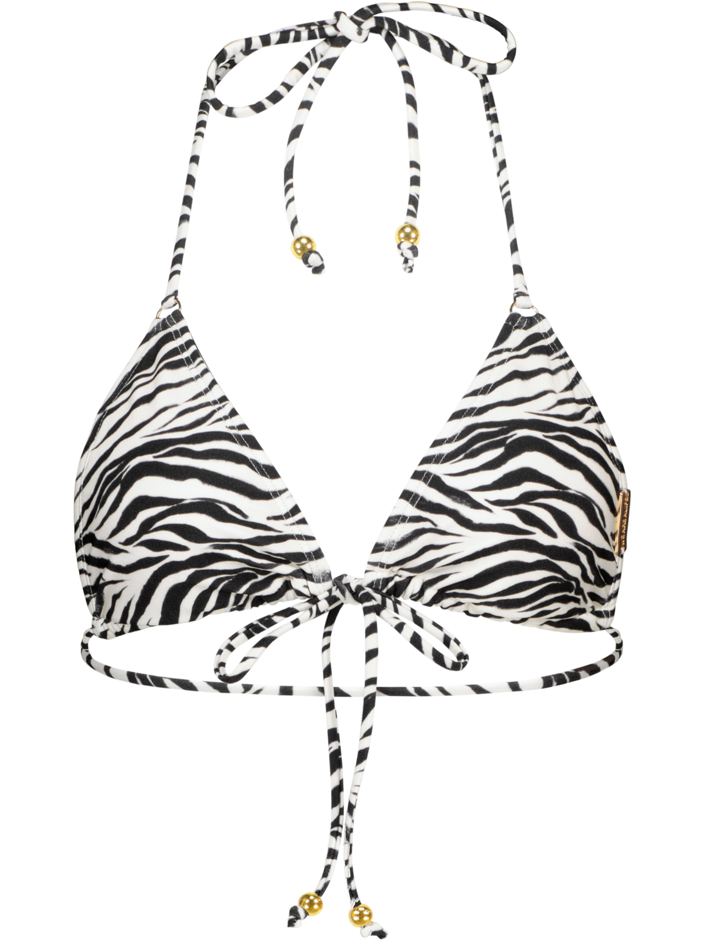 alife & kickin Trójkąt Góra bikini 'ChupaAK B' w kolorze czarny: przód