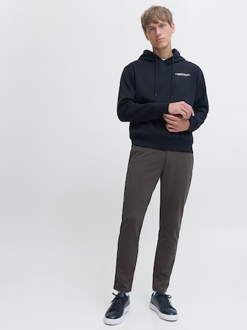 JJ RebelSlimfit Chino hlače 'JREBMICHAEL' - siva boja