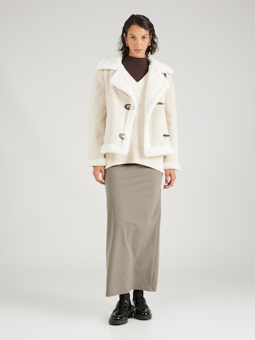 Derhy Between-Season Jacket 'CHARLENE' in Beige