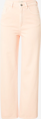 Pimkie Wide leg Jeans in Orange: front