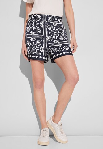 STREET ONE Loosefit Shorts in Blau