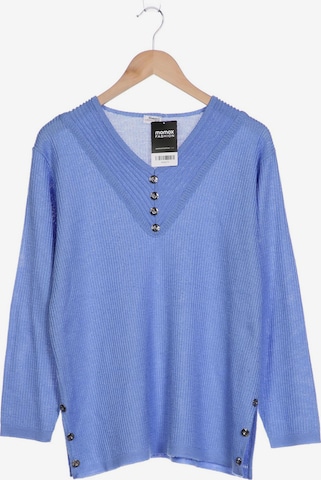 Atelier Goldner Schnitt Sweater & Cardigan in XXL in Blue: front