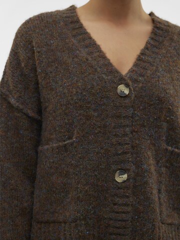 VERO MODA Gebreid vest in Bruin