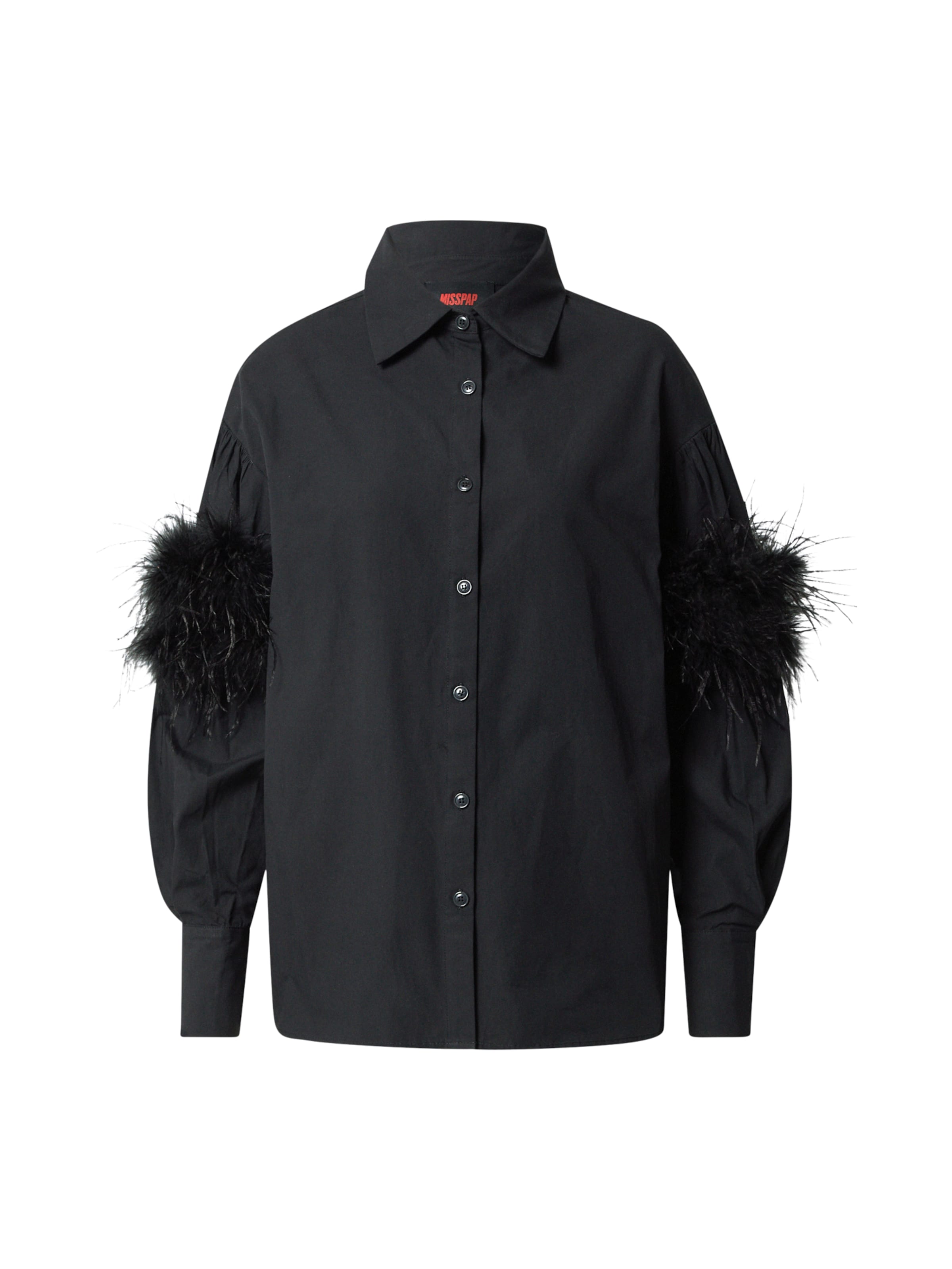 Misspap Bluzka w kolorze czarny: przód