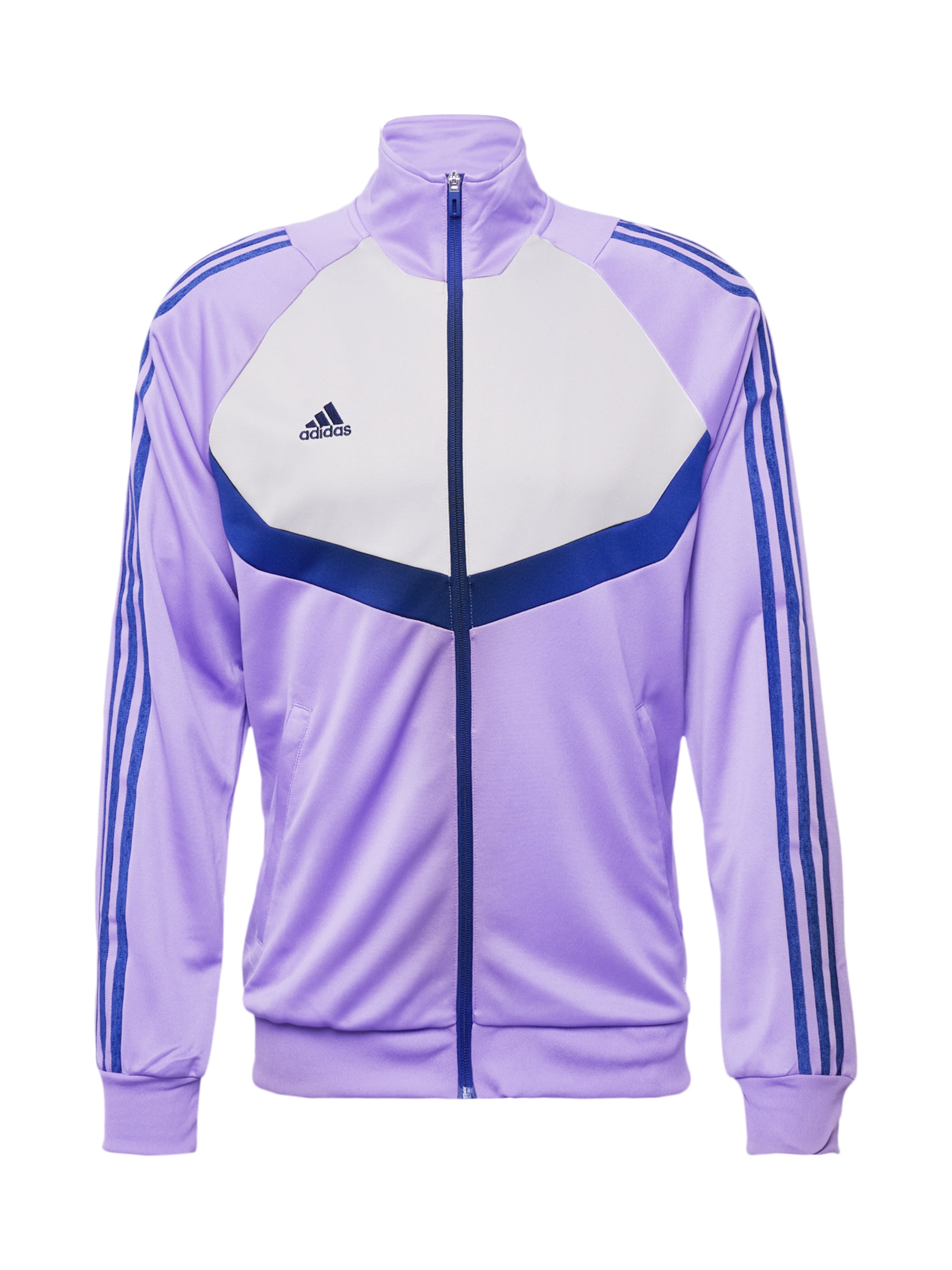 ADIDAS SPORTSWEAR Sportsweatjacke 'Tiro' in Lila: Vorderseite