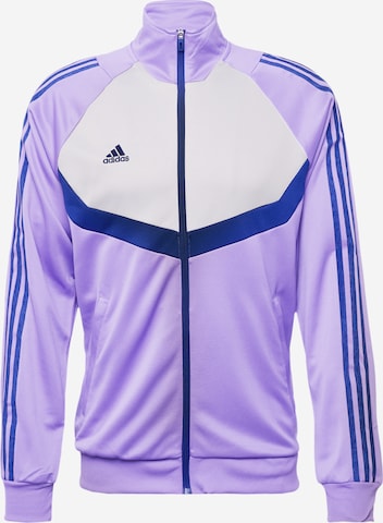 ADIDAS SPORTSWEAR Sportsweatjacke 'Tiro' in Lila: Vorderseite