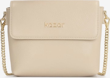 Kazar - Bolso de hombro en beige: frente