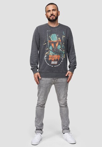 Recovered Sweatshirt 'Star Wars Boba Fett' in Grijs