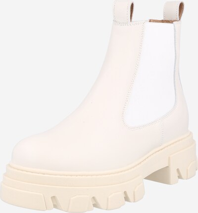Bianco Chelsea Boots 'Dayna' i hvid / uldhvid, Produktvisning