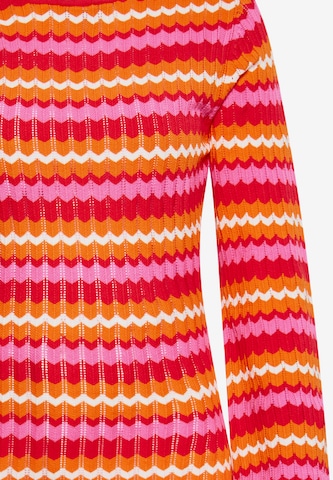 ebeeza Gebreide jurk in Gemengde kleuren