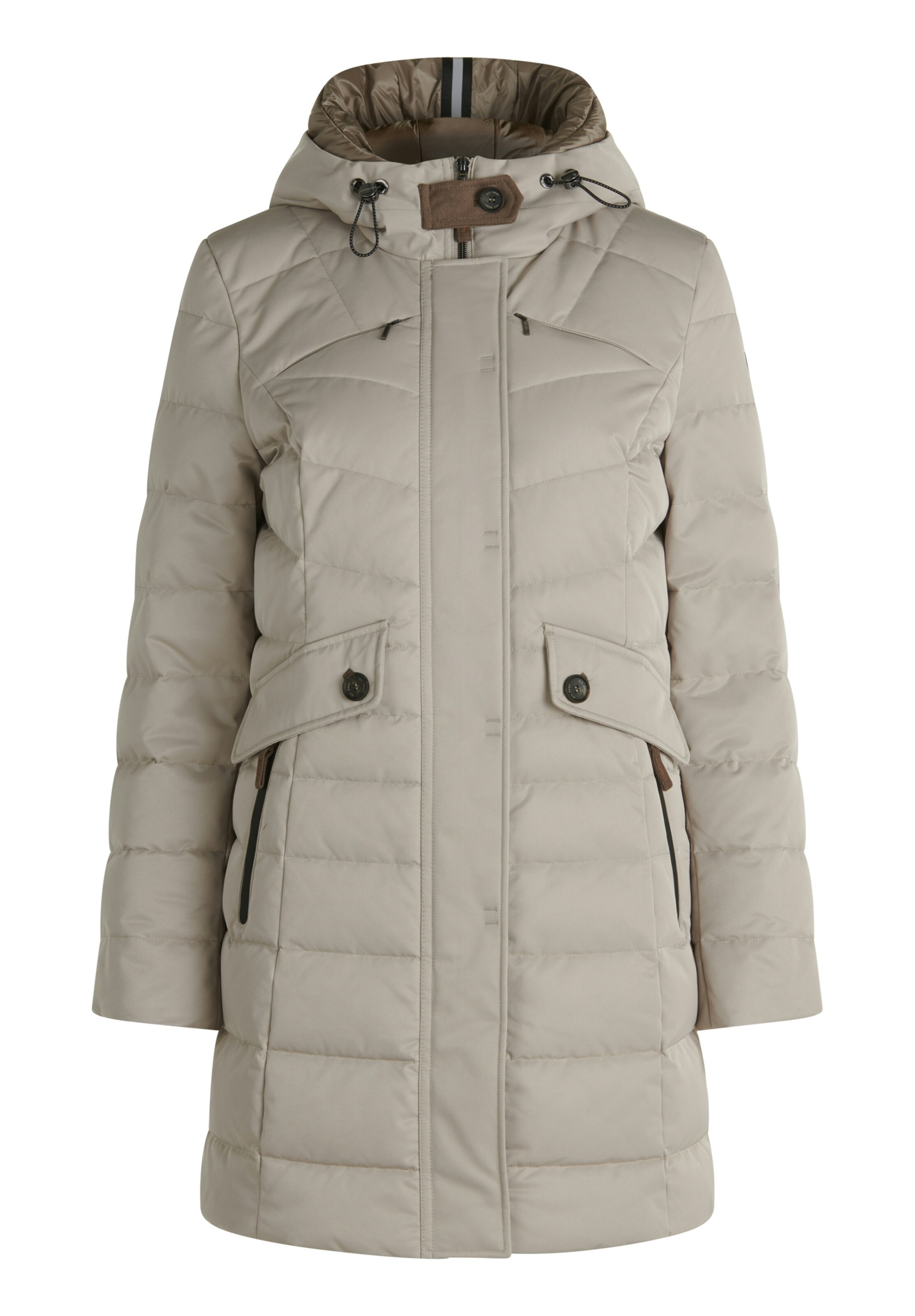 Manteau d’hiver GIL BRET en beige : devant