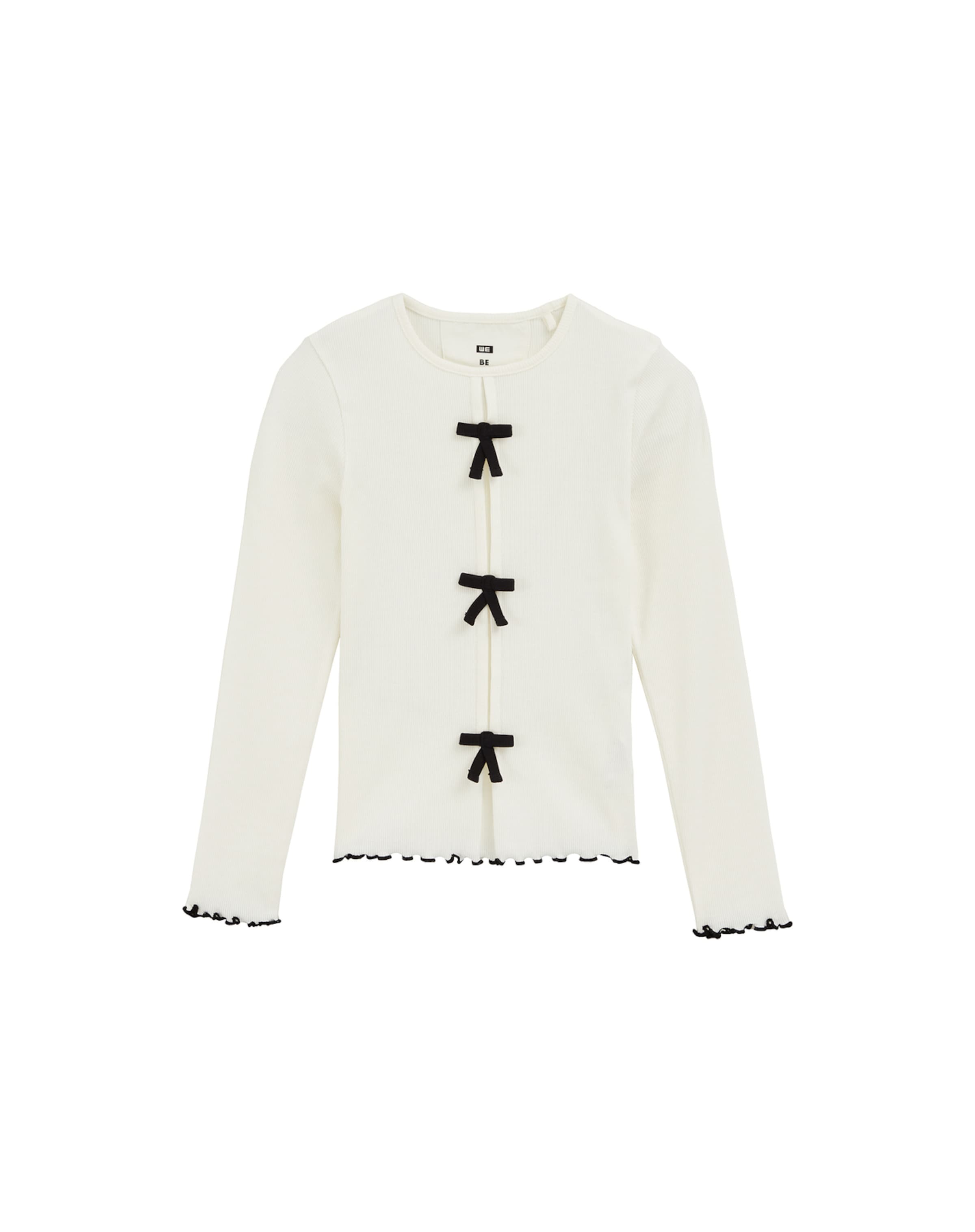 WE Fashion Μπλουζάκι σε λευκό: μπροστά